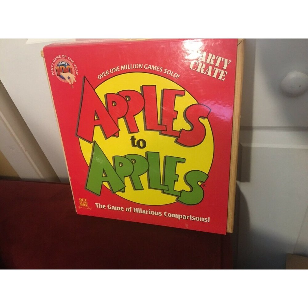 Apples To Apples Party Crate Edition Out‎ Of The Box Wood Board Game